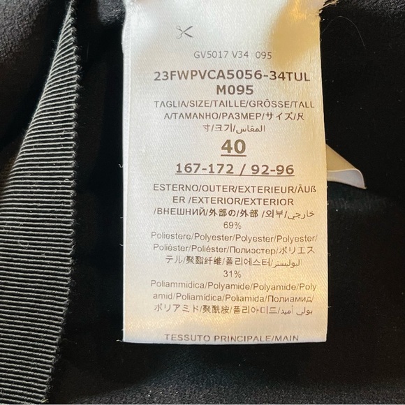 Giambattista Valli 40 Pre-Fall 23’ Black Rose Embroidered Long Sleeve Gown $7000 - Picture 12 of 16